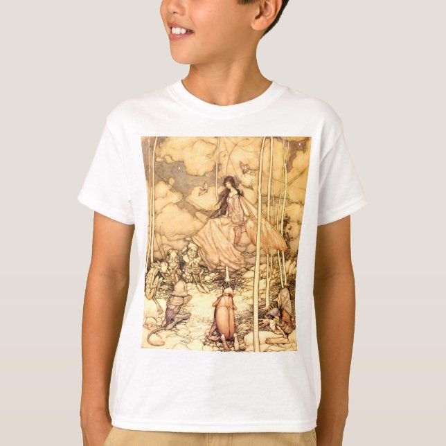 Sagan Arthur Rackham T Shirt (Framsida)