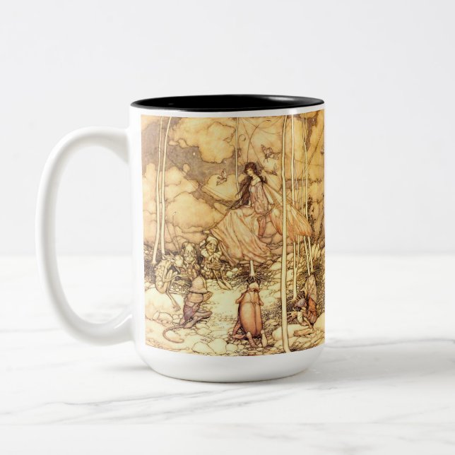 Sagan Arthur Rackham Två-Tonad Mugg (Vänster)