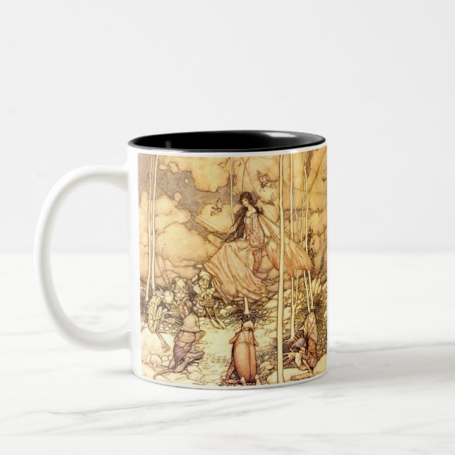Sagan Arthur Rackham Två-Tonad Mugg (Vänster)