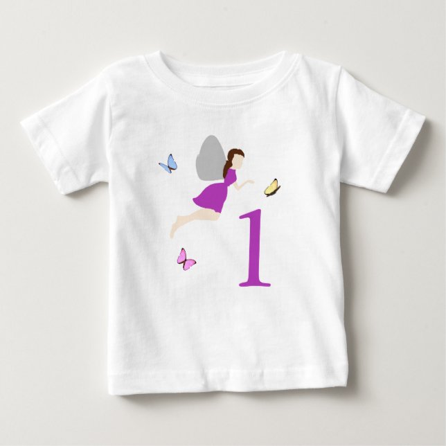 Sagan Första Födelsedagsflicka T Shirt (Framsida)