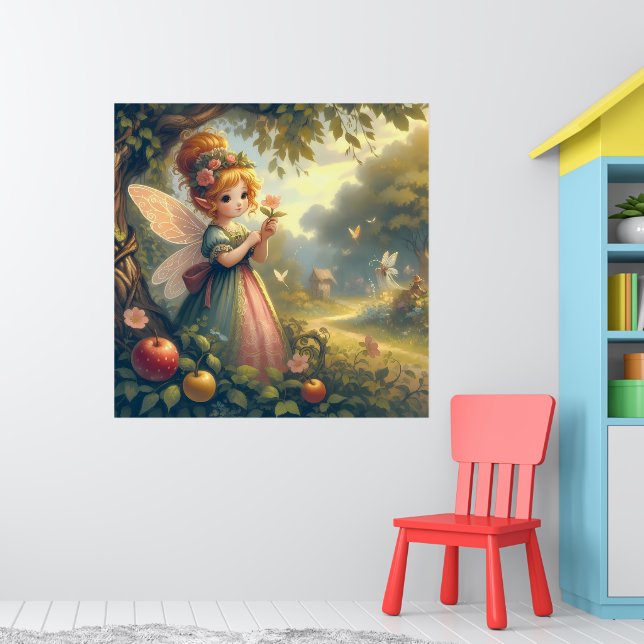 Sagan om den lilla älvan i trädgården poster (Barnkammare 1)