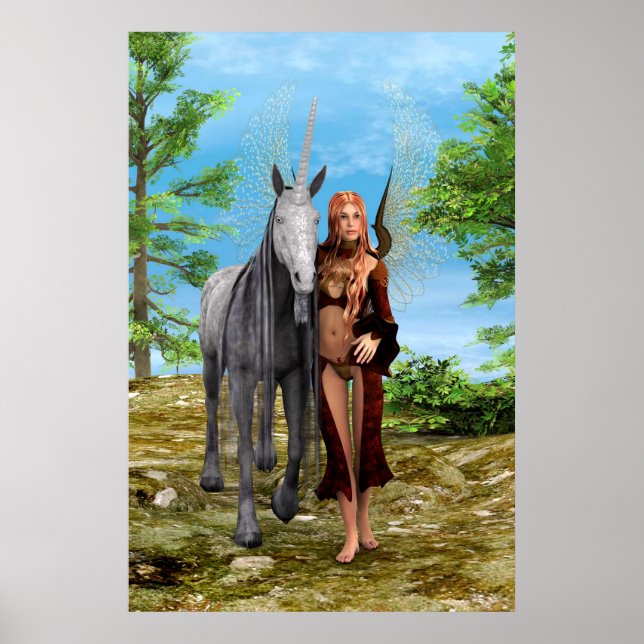 Sagan om enhörning poster (Framsidan)