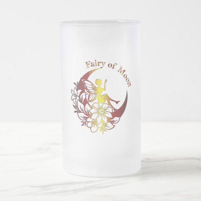 Sagan om månbryggeri glas frostat ölglas (Center)
