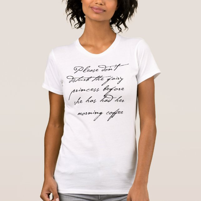 Sagan om Prinsesskaffe T Shirt (Framsida)