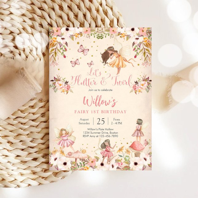 Saganom inbjudan till 1-årsfest (Skapare uppladdad)