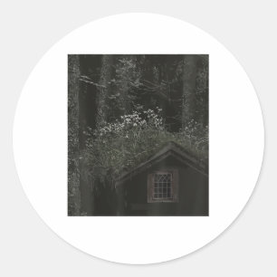 Saganomisk Fairycore-estetik Goblincore Cottageco Runt Klistermärke