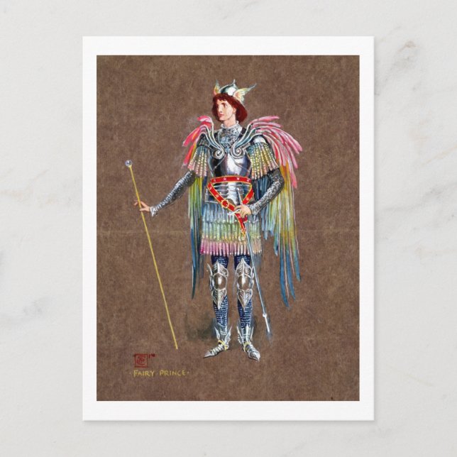 Saganprinsen, från 'Snömannen' Vykort (Framsida)