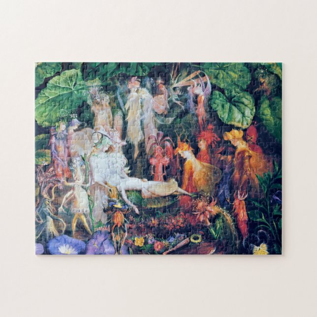 Sagans begravning, John Anster Fitzgerald Pussel (Horisontell)