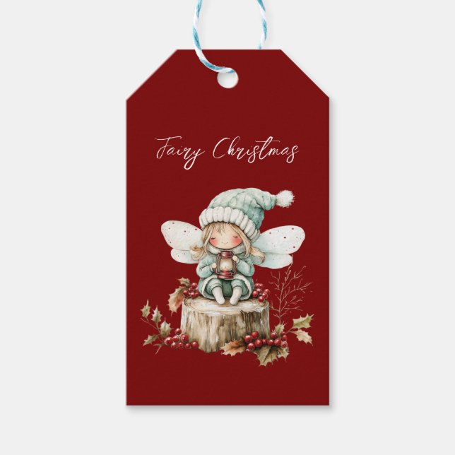 Sagans första jul presentetikett (Framsidan)
