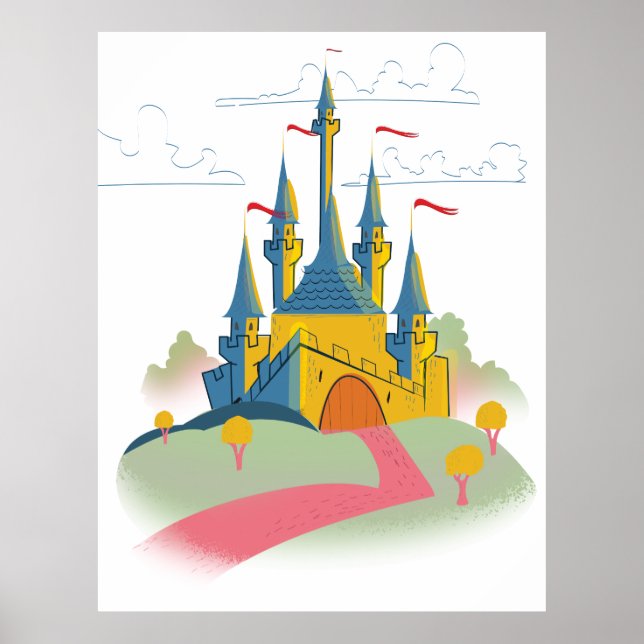 Sagans slott poster (Framsidan)