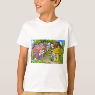 Sagaplatsen för tre lite grisar t shirt