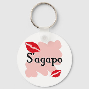 S'agapo - grekiska - jag kärlek du nyckelring
