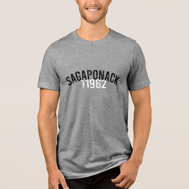 Sagaponack 11962 The Hamptons Eastern Long Island  T Shirt (Framsida)