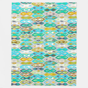 Sagar silver ikat fleecefilt