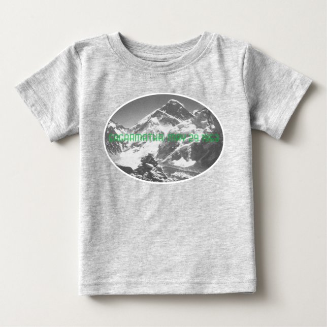 Sagarmatha, (Everest) First Ascent Souvenir T Shirt (Framsida)