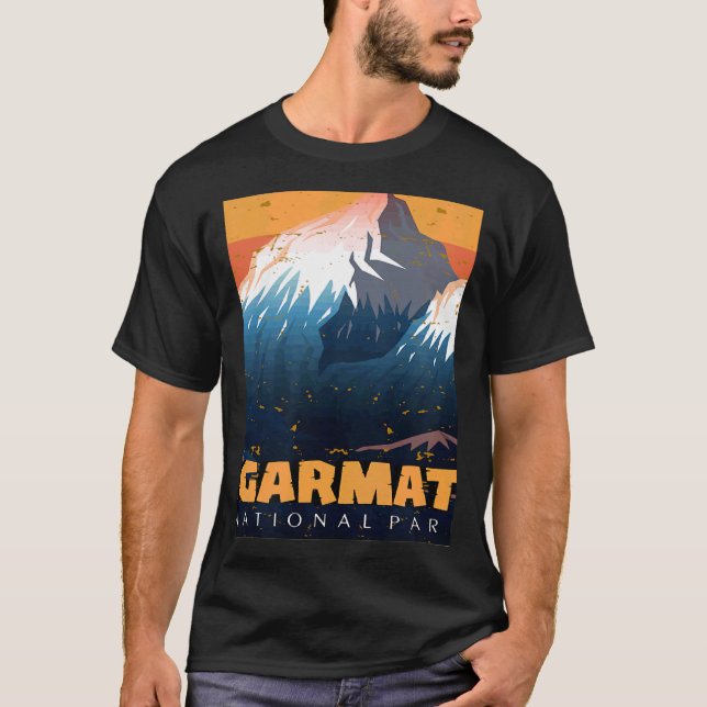 Sagarmatha Mountains National Park Everest Nepal T T Shirt (Framsida)