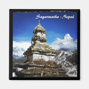 Sagarmatha-Nepal, synpunkter på Everest, Ama Dabl Magnet