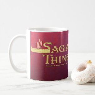 Sagasaklogotyp Kaffemugg