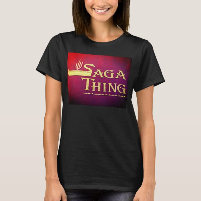 Sagasaklogotyp Tee Shirt (Framsida)