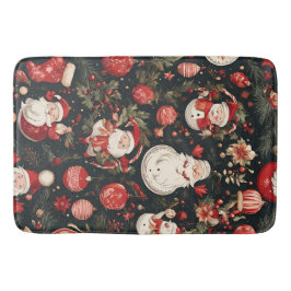 sagda Juldekorationer, löv, blommor Badrumsmatta