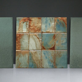 Sage Abstrakt Square Collection EMMA Faux Relief Kakelplatta