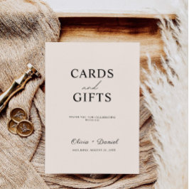 Sage Boho Bröllopskort och Gifts Sign Inbjudningar