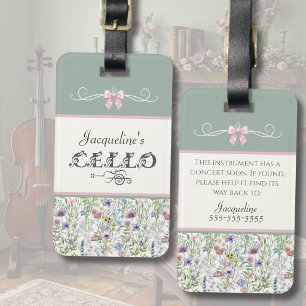 Sage Botanical Cello Student Instrument Fodral Eti Bagagebricka