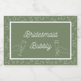 Sage Bridesmaid Bubly Mini Sparkling Vin Lab