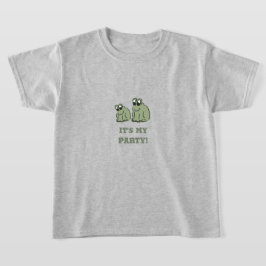 Sage Bubble Grodor - roligt Det är min fest! t-shi T Shirt