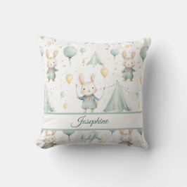 Sage Bunny Dreams Personlig Kastkudde Kudde