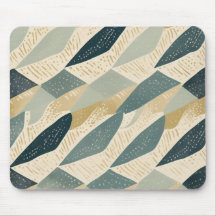 Sage Coastal Batik Parang Inspirerad Geometrisk