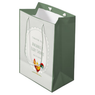 Sage Cottagecore Tupp Liten Kyckling Baby Shower
