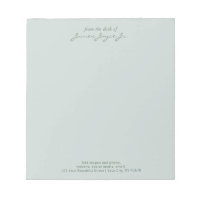 Sage Elegant Handskriven Stilig Från Mitt Bord