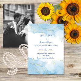 Sage ENKEL SNYGGT WEDDING INVITATIONS Inbjudningar