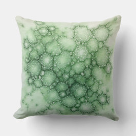 Sage Fenestrated Lichen Abstrakt - Organic Modern Kudde