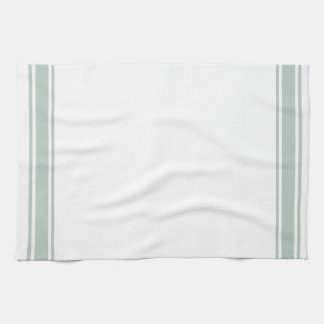 Sage Fransk Stil Rand Kitchen Tea Towel Kökshandduk