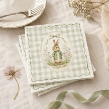 Sage Gingham Kanin Baby Shower