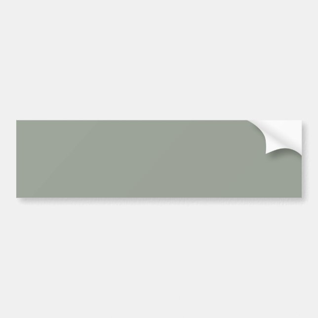 Sage Gray Bumper Sticker for Minimalist Style Bildekal (Framsidan)