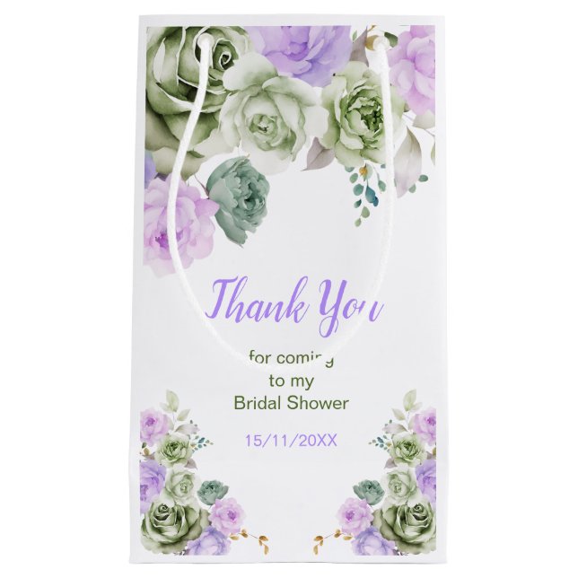Sage Green and Purple Floral Bridal Shower (Framsidan)