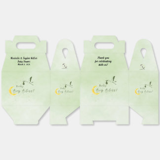 Sage Green Baby Boy Bliss Stork Special Delivery Presentaskar