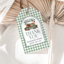 Sage Green Bridal Shower  Presentetikett