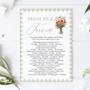 Sage Green Fresh Off The Market Fresh Pick Trivia Inbjudningar