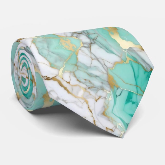 Sage Green Gold Marble Stone Elegant  Slips (Rullad)