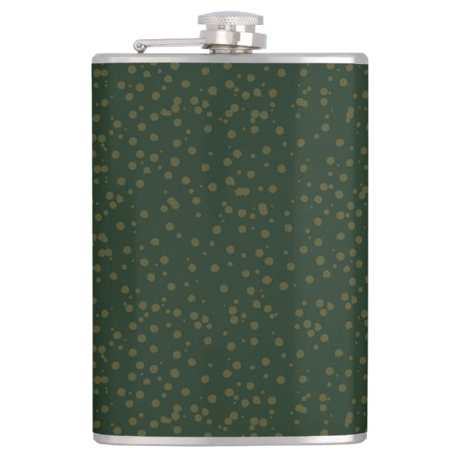 Sage Green Polka Dots Modern Pattern Fickplunta (Framsidan)