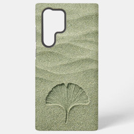 Sage Green Sand Ginkgo Leaf Zen