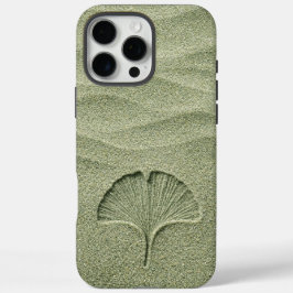 Sage Green Sand Ginkgo Leaf Zen