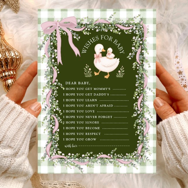 Sage Green Silly Goose Önskningar för Bebis Lek (Skapare uppladdad)
