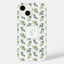 Sage Green Watercolor Olives Name