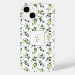 Sage Green Watercolor Olives Name