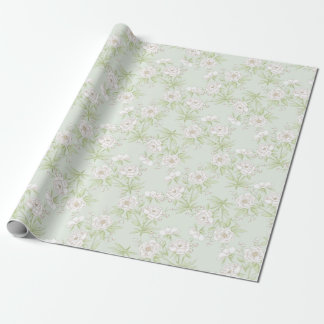 Sage Green White Rose Wedding Presentpapper